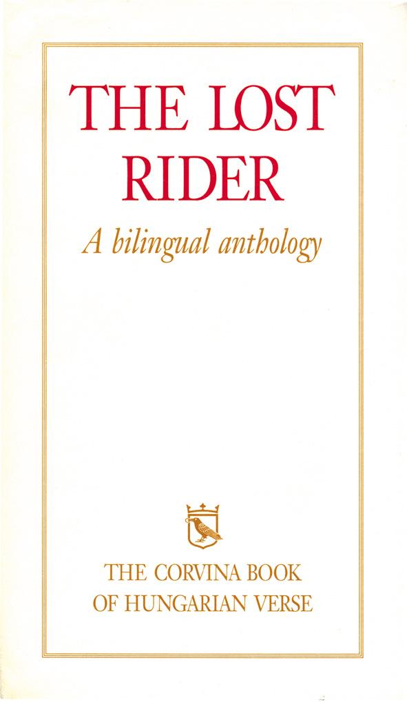  - The Lost Rider - (A Magyar Kltszet Knyve, 6.Kiads)